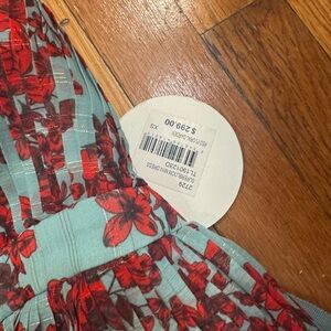 Chic Floral Mini Dress with Bow Details